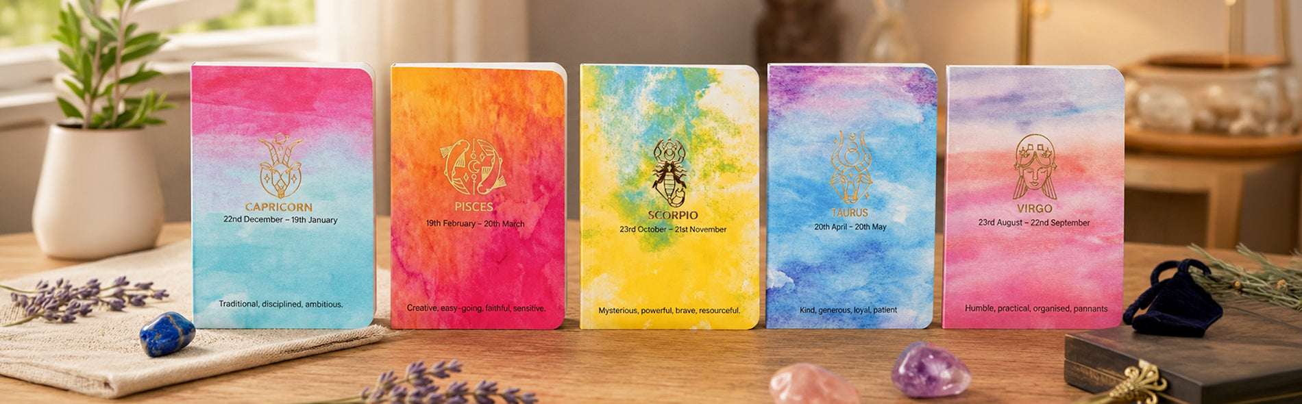 Zodiac Sign Notebooks