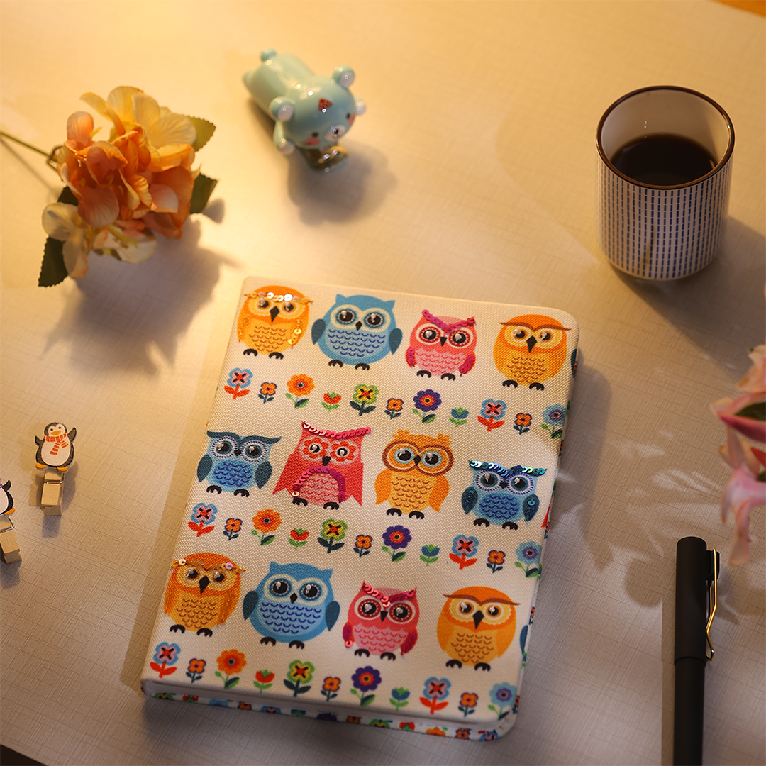 A5 Threaded Thoughts Series - Lovely Owls