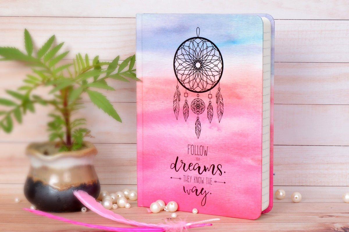 Memory's Threaded Notebook Dream Splash A5 Hardbound Notebook – Memorys