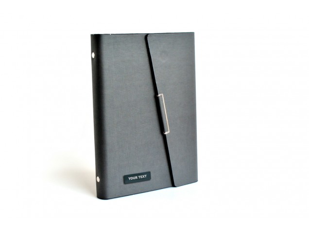 Thermo PU Grey Personalised Business Planner