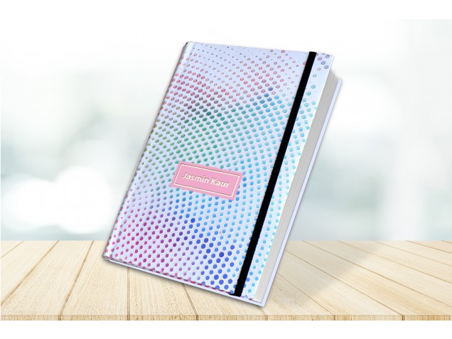 Dots Illusion  Personalised Notebook