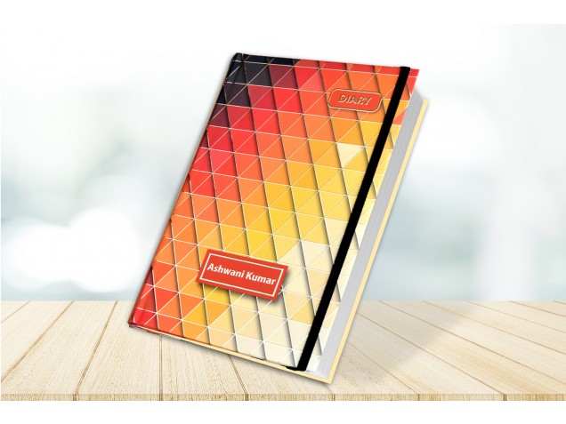 Colorful Triangle  Personalised Notebook