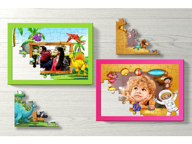 Cartoons Personalised Puzzle-Set of Two