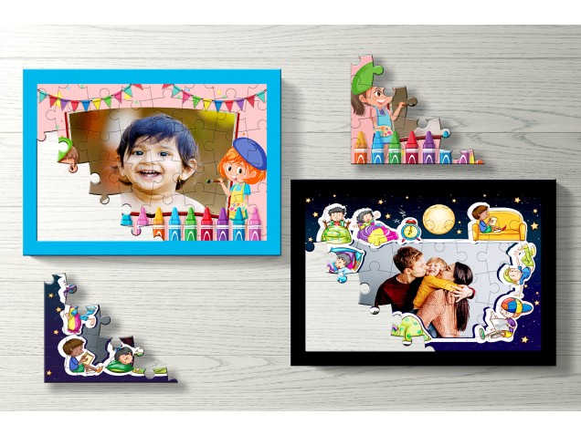 Festivity Personalised Puzzle - Set of Two