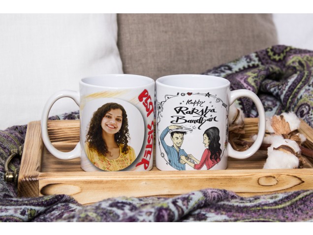 Raksha Bandhan Best Sister Personalized Mug