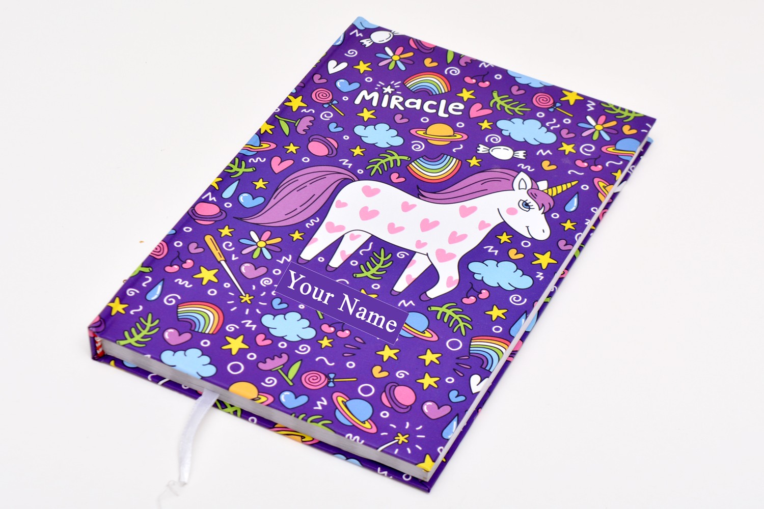 Voilet Unicorn Notebook