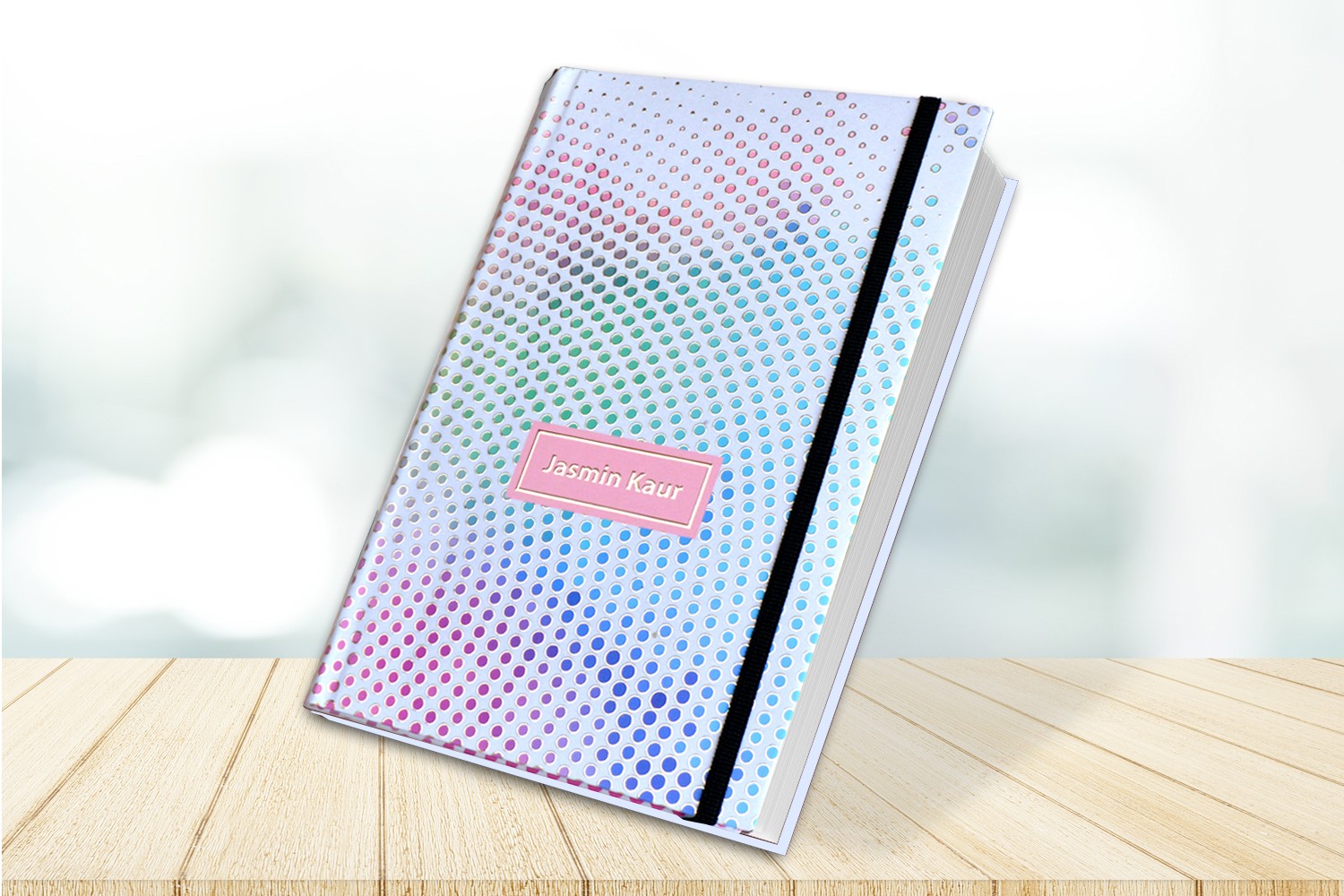 Dots Illusion  Personalised Notebook