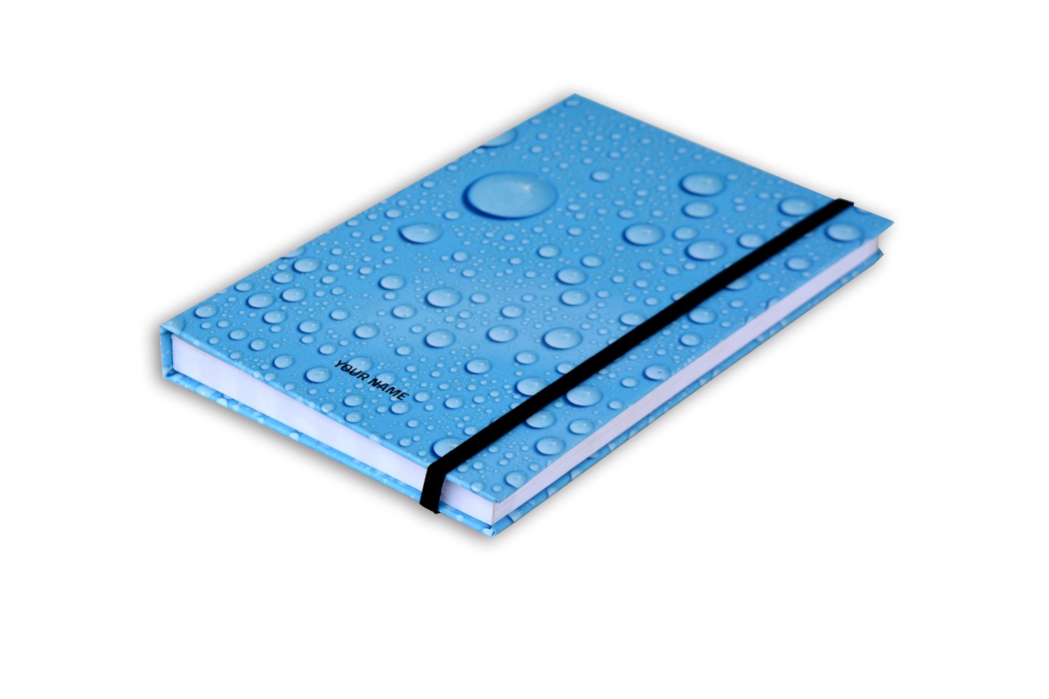 Water Drops Personalised Notebook