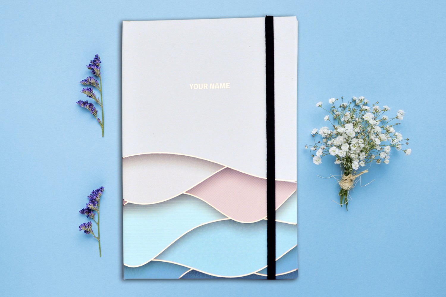 Color Waves  Personalised Notebook