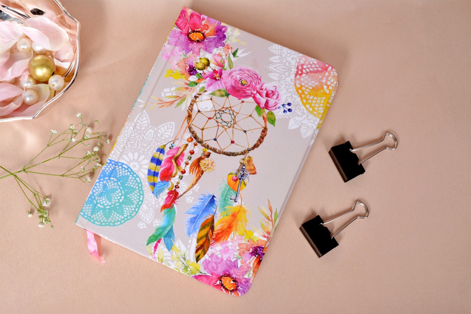 Floral Dream 7x5 Hardbound Notebook