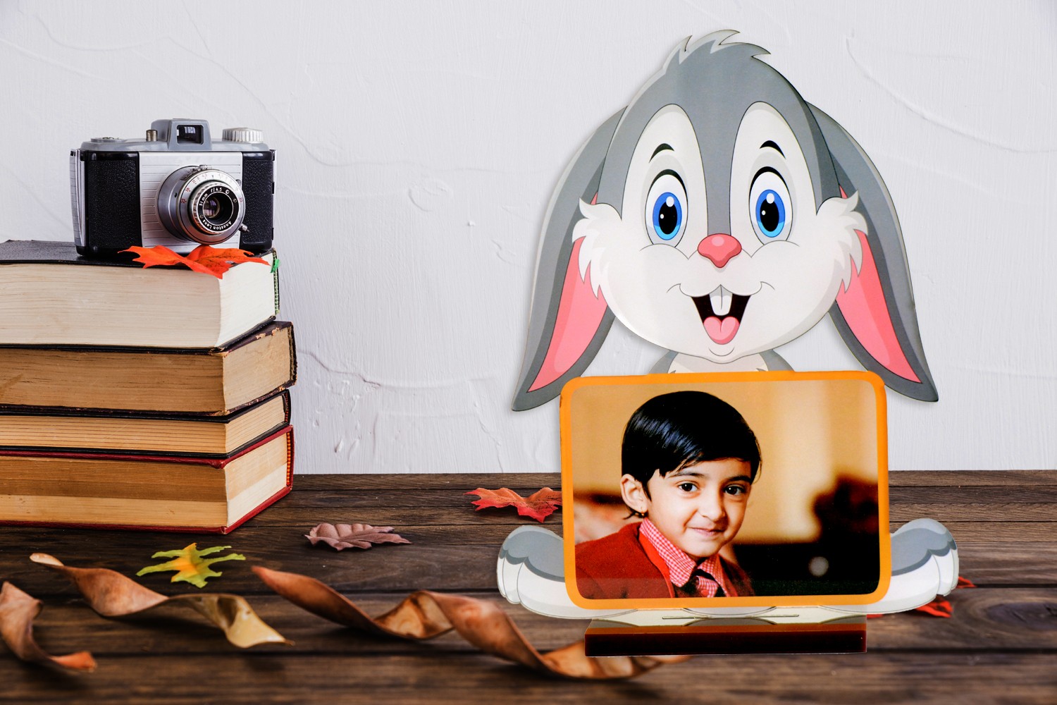 Cool Rabbit Acrylic Cartoon Photo Stand