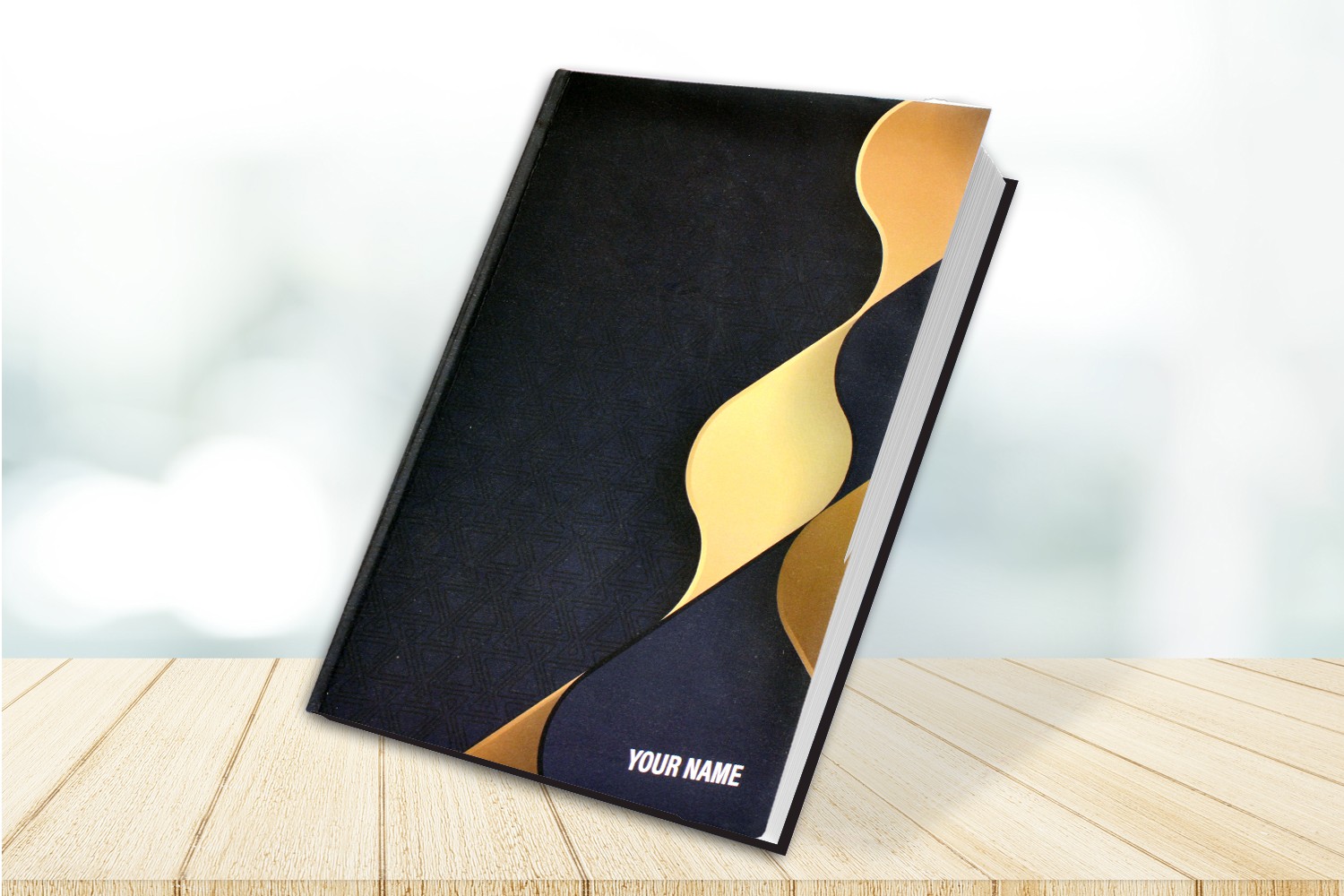 Gold & Black Executive Notebook