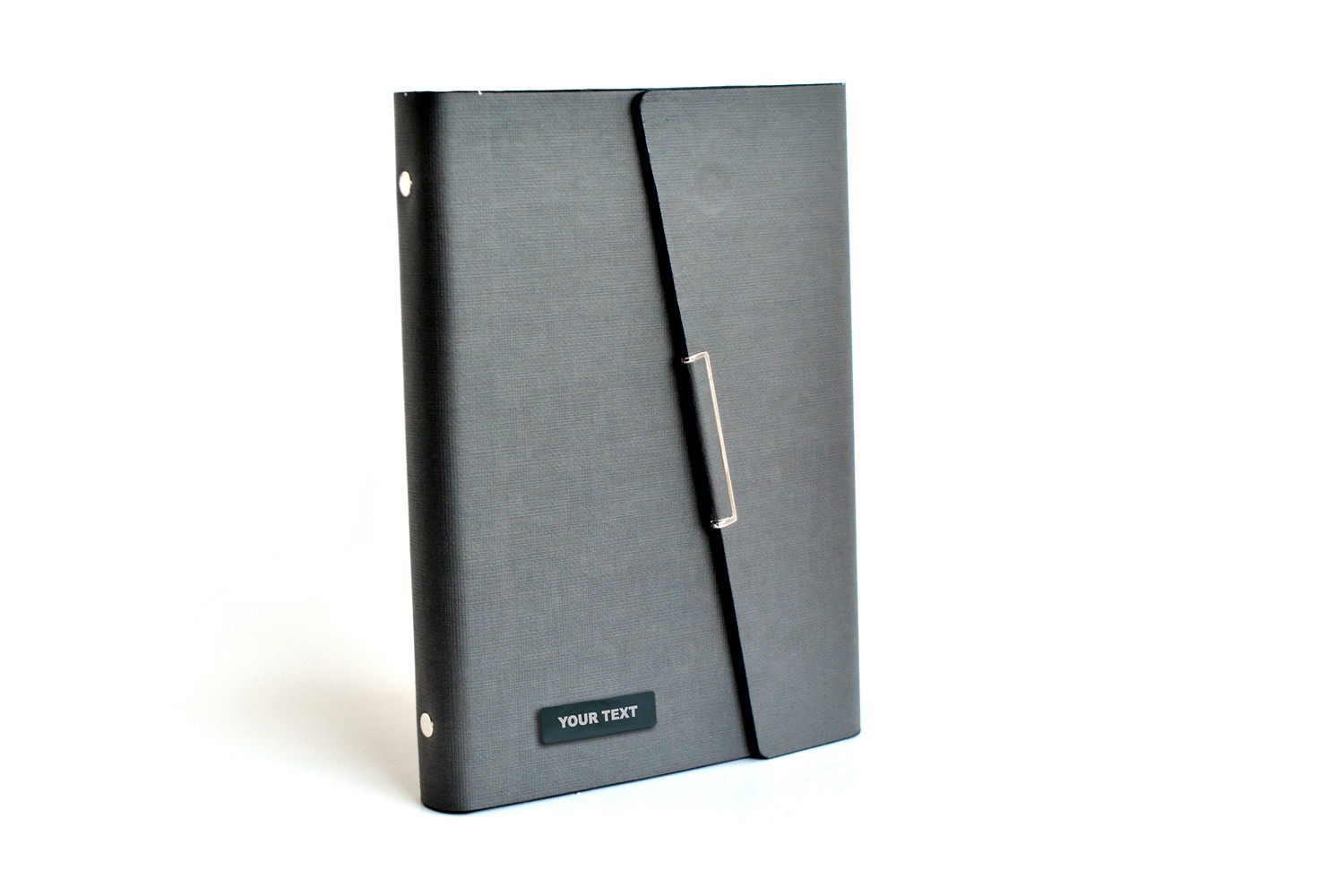 Thermo PU Grey Personalised Business Planner
