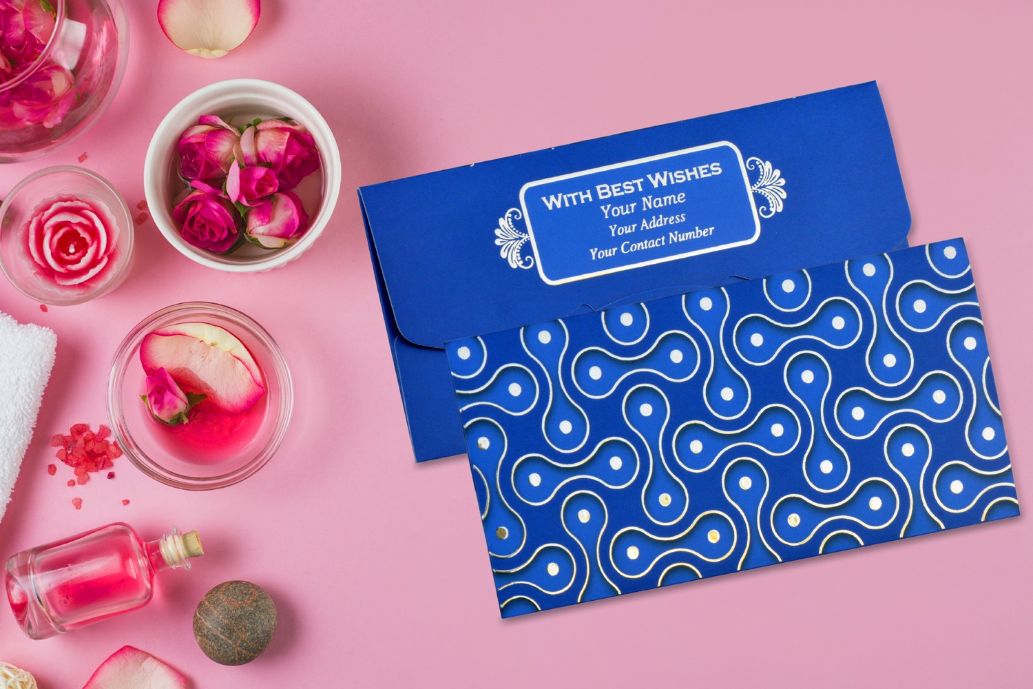 Blue Balloon Personalised Shagun Envelope Premium - Pack of 20