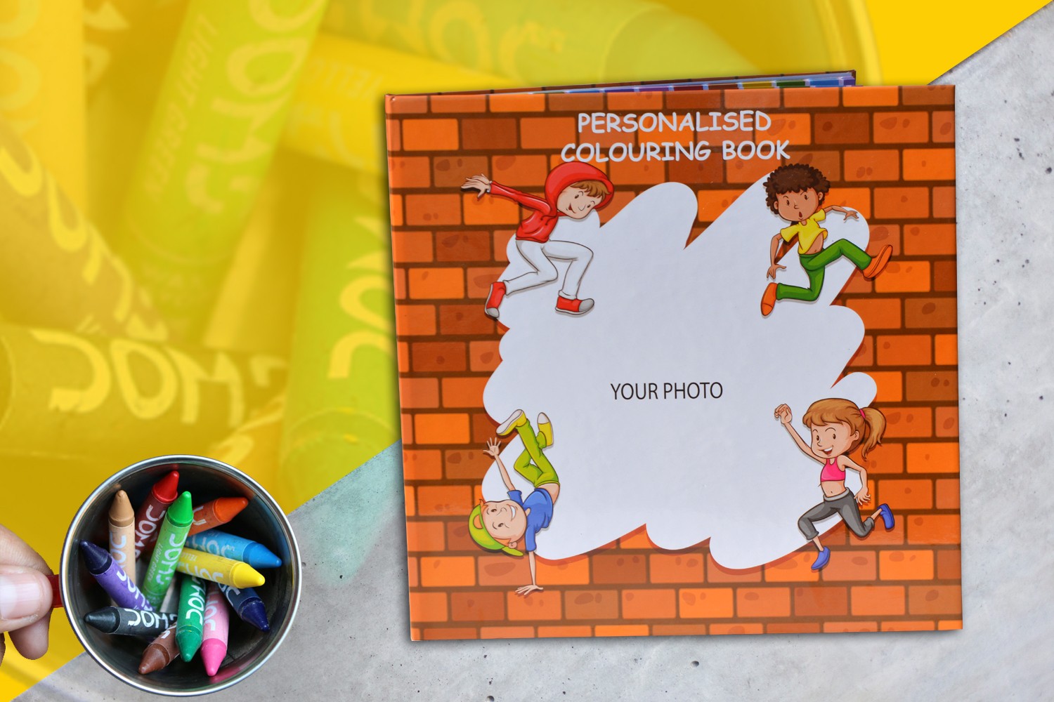 Paint the Walls Coloring Book(For kids 3-7 years)