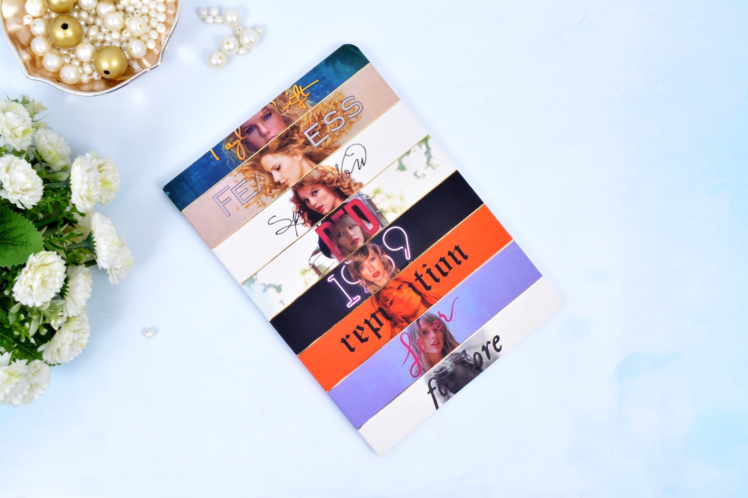 Taylor Swift Stripes A5 Anime Series Notebook